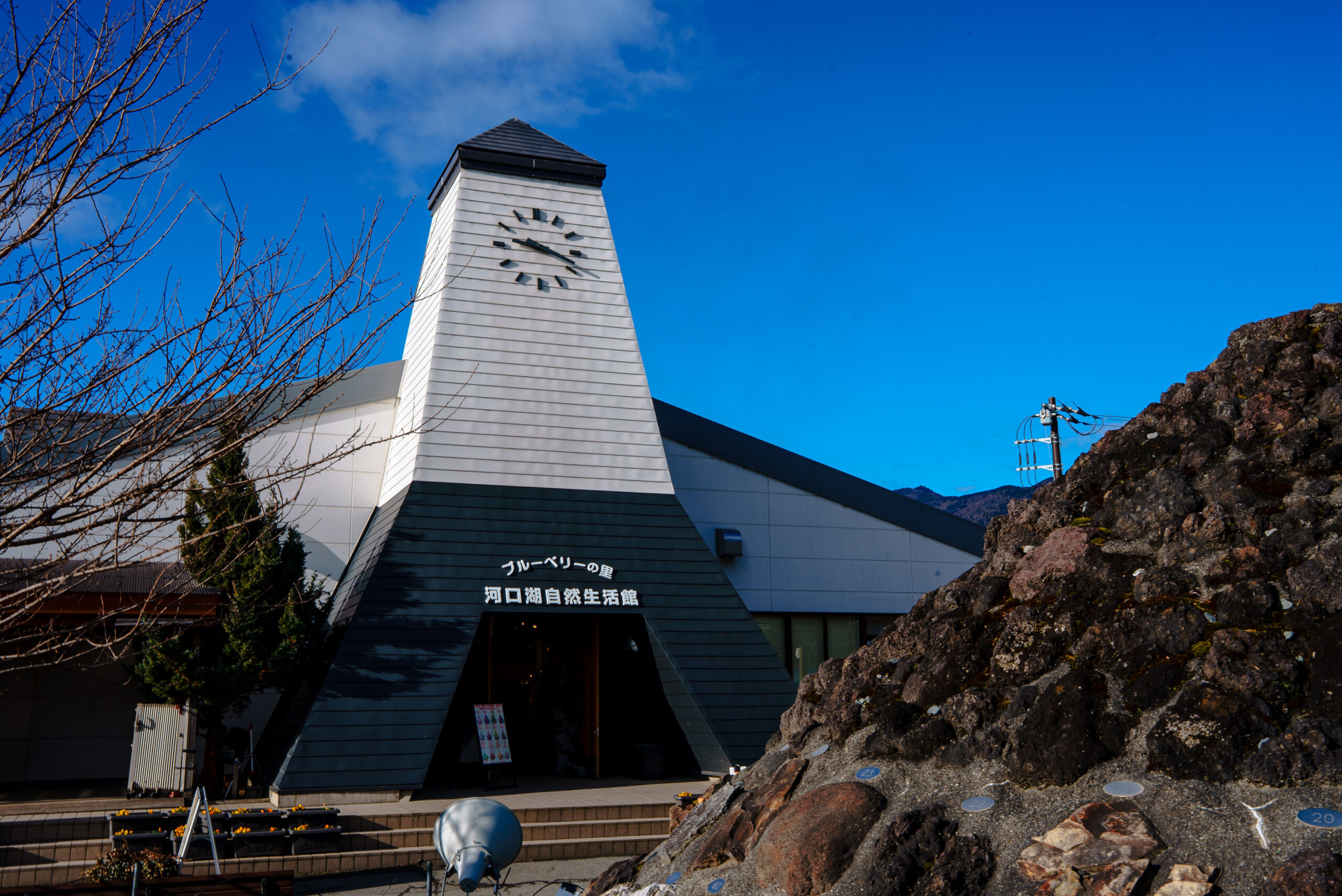 カフェとギフトで楽しむひととき｜ブルーベリーと湖の絶景で雨宿り、河口湖自然生活館